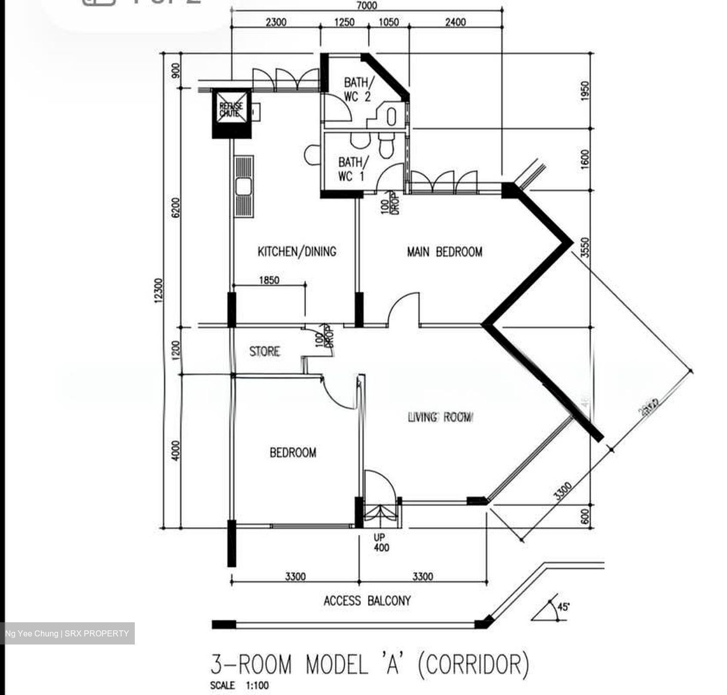 Blk 261 Tampines Street 21 (Tampines), HDB 3 Rooms #579696791